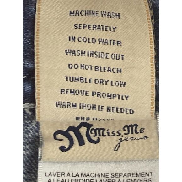 Miss Me Jeans Women's Bootcut Medium Wash Blue Low Rise Jeans Size 29 - Picture 14 of 15